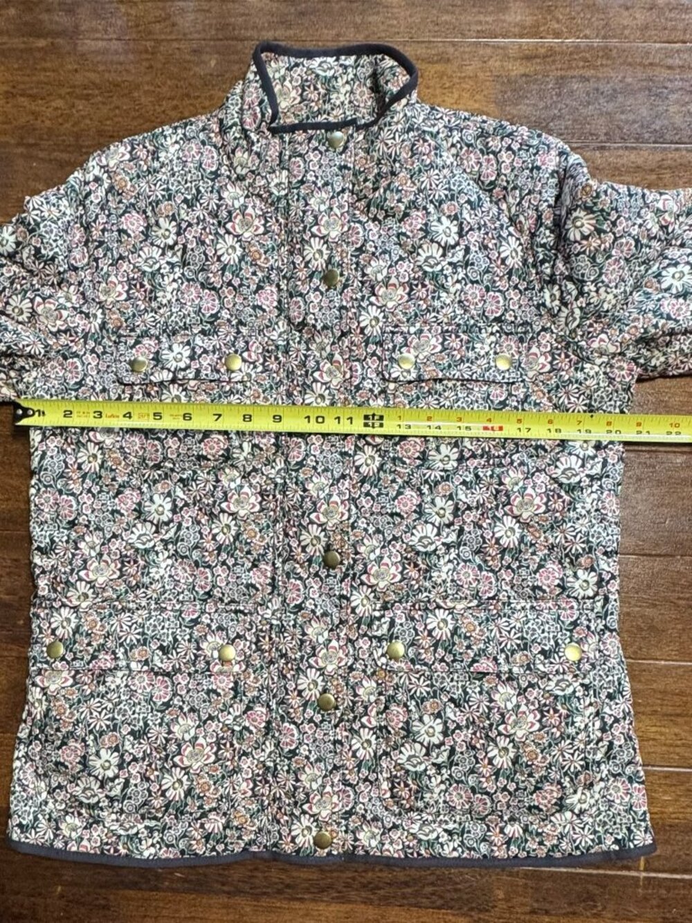 J.Crew Quilted Downtown Field Jacket Liberty Garden Floral Print NWT Womens Med - Picture 5 of 13